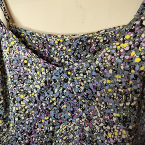 Chico's Silk Blend Tank Spotted Speckled Camisole - Picture 5 of 10